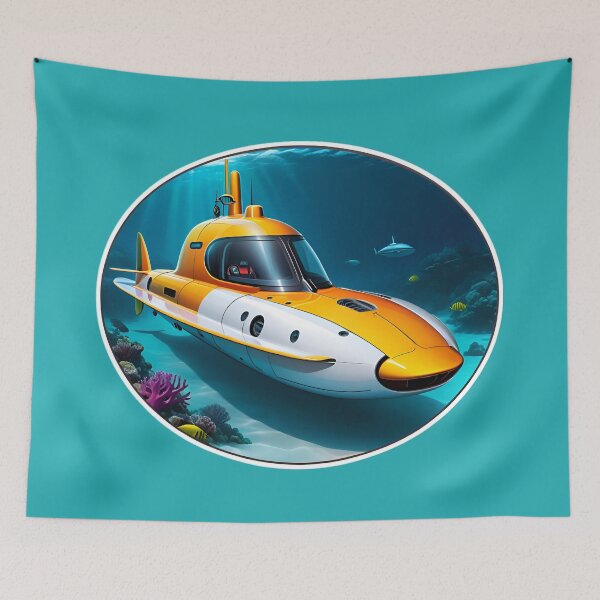 Item preview, Cool Luxurious Yellow Submarine designed and sold by TheArtOfPat.