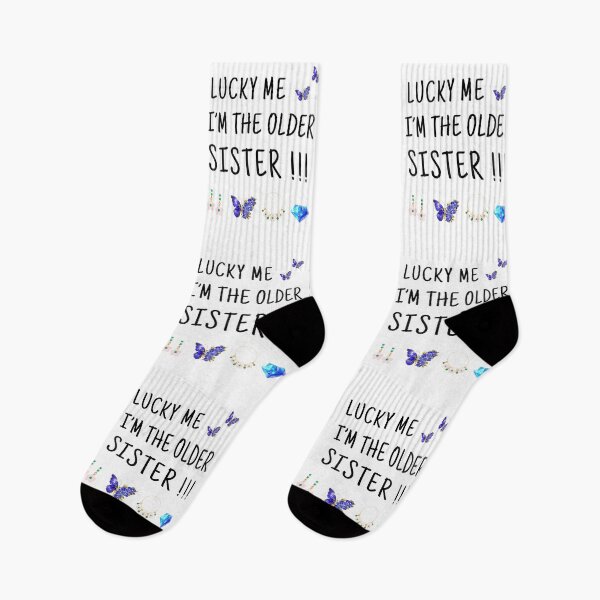 Item preview, Lucky Me I'm The Older Sister Essential T-shirt designed and sold by MAGness.