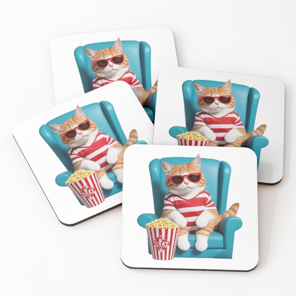 Item preview, Feline Recline: Popcorn Paws designed and sold by hmadan.