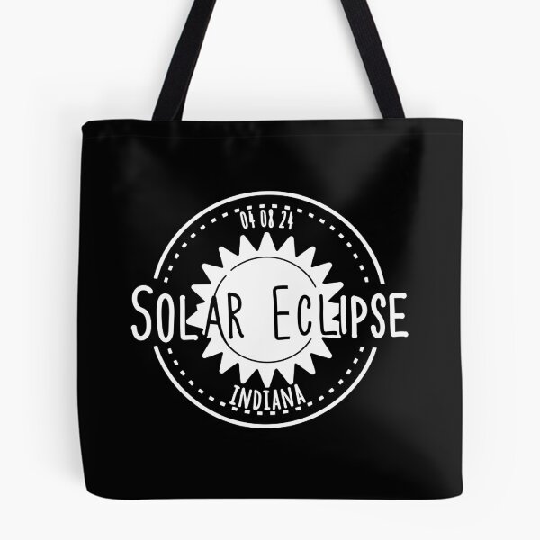 Item preview, Indiana 040824 Total Solar Eclipse 2024 - in white  designed and sold by EmeraldeaArt.