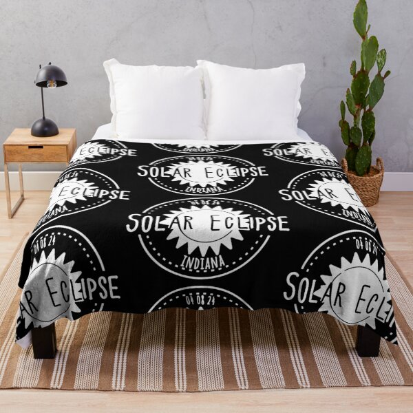 Item preview, Indiana 040824 Total Solar Eclipse 2024 - in white  designed and sold by EmeraldeaArt.