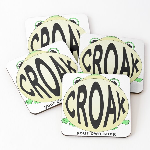 Item preview, Croak your own song designed and sold by ThunderinHorde.