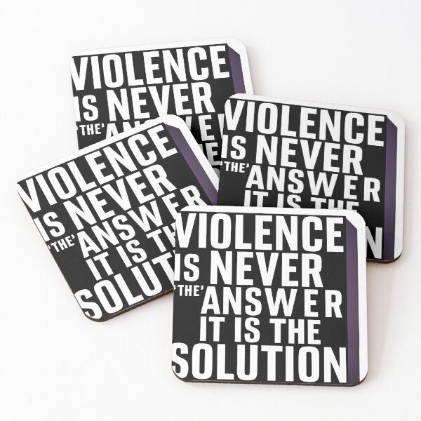 Item preview, Violence is never the answer it is the solution designed and sold by T-Clash.