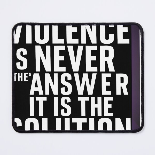 Item preview, Violence is never the answer it is the solution designed and sold by T-Clash.