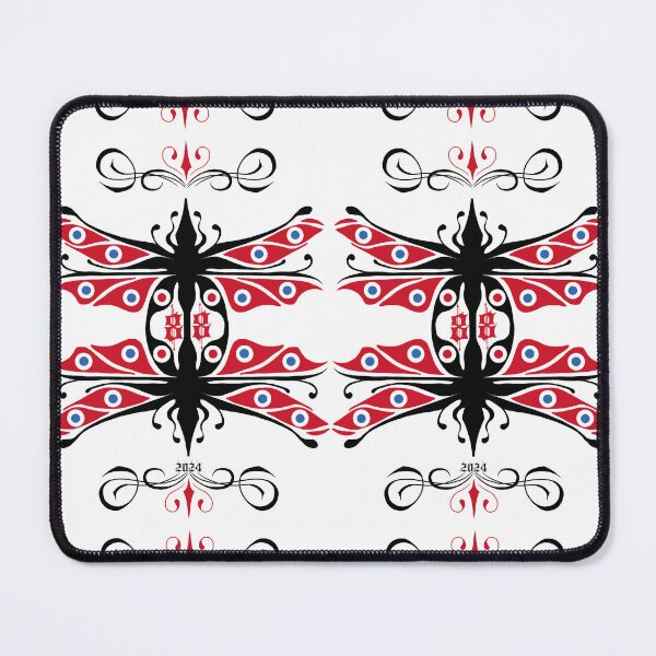 Item preview, Dragonfly mating,red and black designed and sold by Dugleidy Santos.
