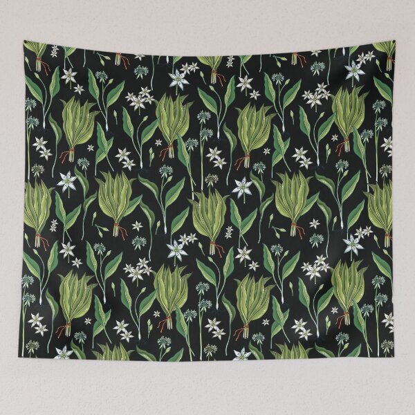 Item preview, Spring messenger - wild garlic designed and sold by smalldrawing.