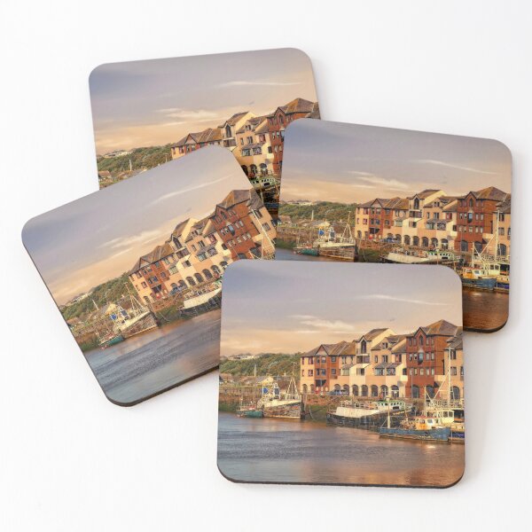 Item preview, Evening Light at Maryport Harbour designed and sold by RosRidleyPhoto.