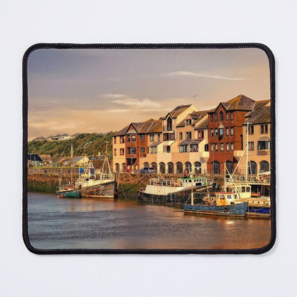 Item preview, Evening Light at Maryport Harbour designed and sold by RosRidleyPhoto.