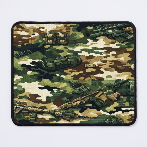 Aperçu de l'œuvre Motif camouflage d'inspiration militaire créée et vendue par StrictlyDesigns.