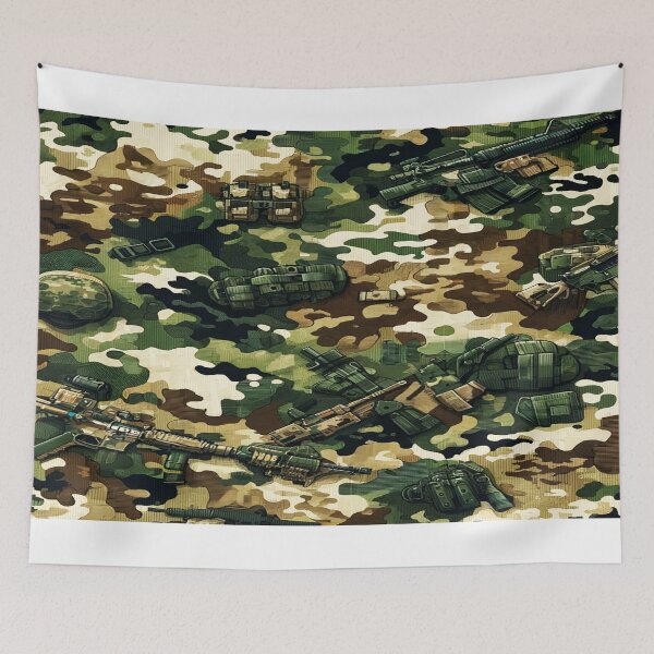 Item preview, Military-Inspired Camouflage Pattern designed and sold by StrictlyDesigns.
