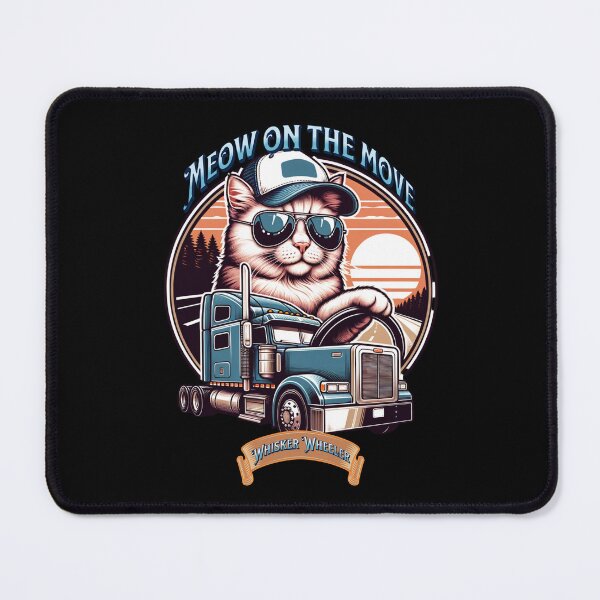 Item preview, Cat Trucker Meow on the Move designed and sold by ARCreati0ns.