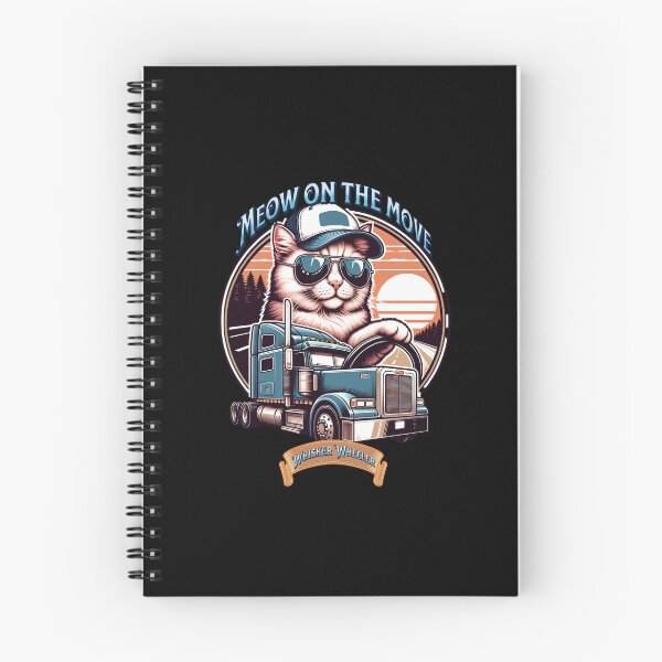 Item preview, Cat Trucker Meow on the Move designed and sold by ARCreati0ns.