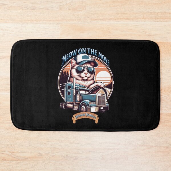 Item preview, Cat Trucker Meow on the Move designed and sold by ARCreati0ns.