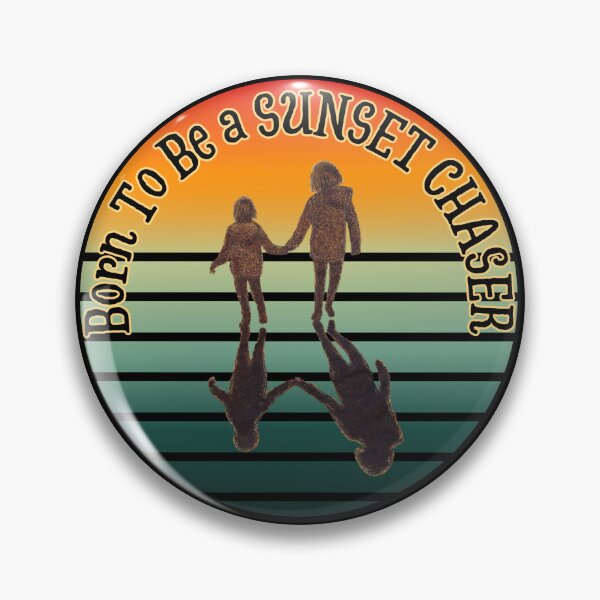 Item preview, Sunset chaser, orange green design designed and sold by alczar.
