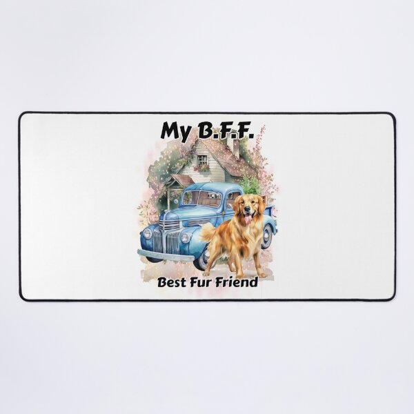 Item preview, Dog - B.F.F. Golden Retriever designed and sold by Karen Wood.