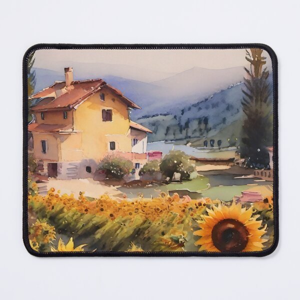 Item preview, Sunflower Serenity: Vibrant Field of Girasoles in Watercolor designed and sold by MarinaFila.