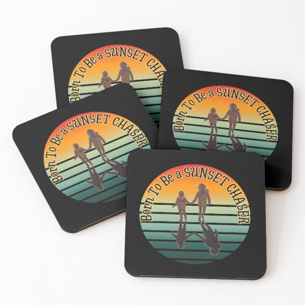Item preview, Sunset chaser, orange green design designed and sold by alczar.