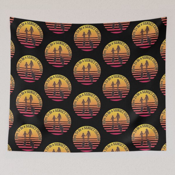 Item preview, Sunset chaser, orange red design designed and sold by alczar.