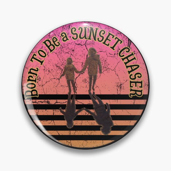 Item preview, Sunset chaser, pink orange vintage design designed and sold by alczar.