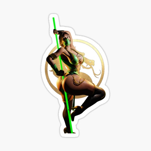 Artikel-Vorschau von MK11 Jade im MK9 Outfit Pole Pose, designt und verkauft von TommyLeeHanzo.
