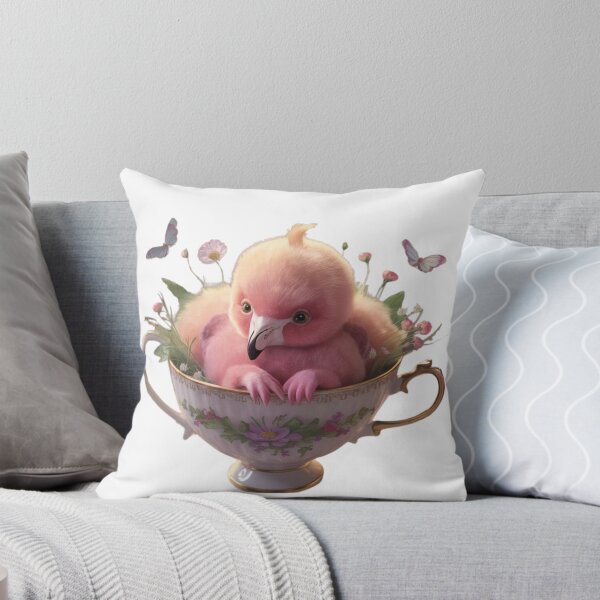Item preview, Flamingo teacup designed and sold by Darcie Smith.