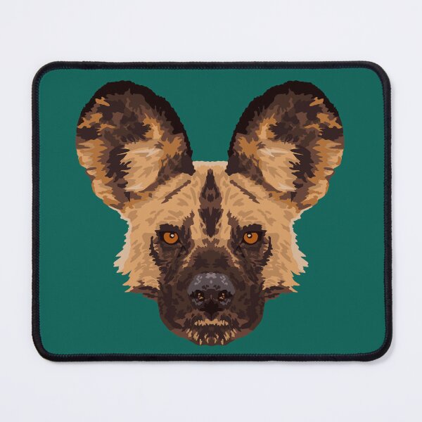Item preview, African Painted Dog Face designed and sold by GeoCreate.