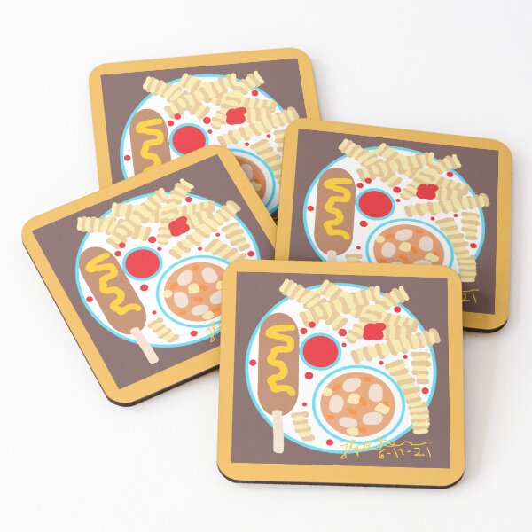 Item preview, Corn Dog with Bean Soup and Fries designed and sold by JLPeterson65.