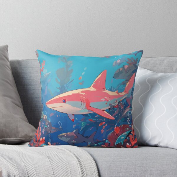 Item preview, Mako Shark - Pastel Aesthetic Beautiful Underwater Ocean Marine Life Scenery  designed and sold by thecatcouch.