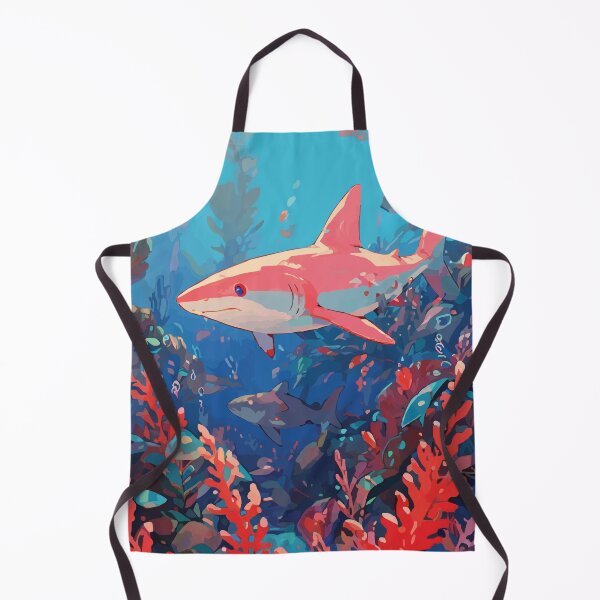 Item preview, Mako Shark - Pastel Aesthetic Beautiful Underwater Ocean Marine Life Scenery designed and sold by thecatcouch.