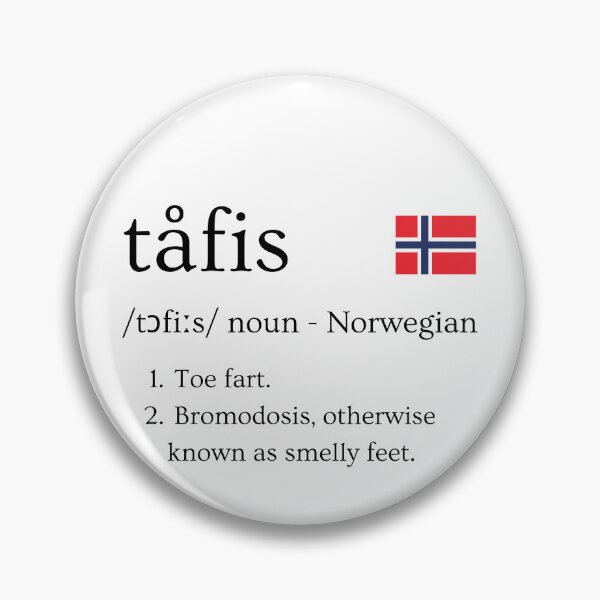 Item preview, Dictionary definition of the Norwegian word 'tåfis' designed and sold by Firikokoz.