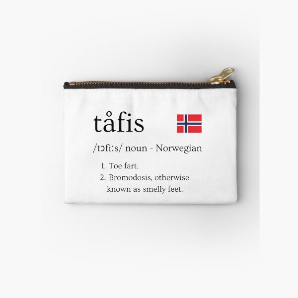Item preview, Dictionary definition of the Norwegian word 'tåfis' designed and sold by Firikokoz.