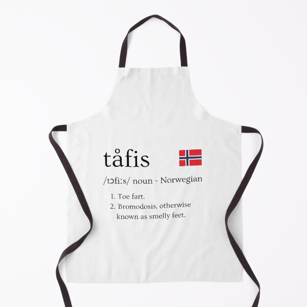 Item preview, Dictionary definition of the Norwegian word 'tåfis' designed and sold by Firikokoz.