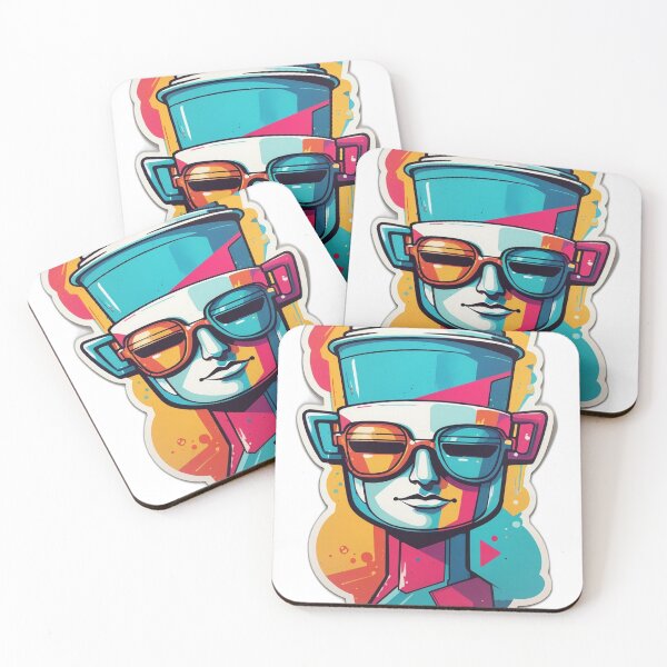 Item preview, 90s cartoon vibrant colors female techno punk designed and sold by GreenPeso.