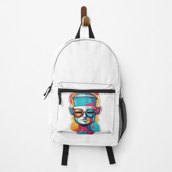 Item preview, 90s cartoon vibrant colors female techno punk designed and sold by GreenPeso.