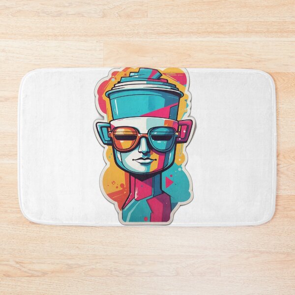 Item preview, 90s cartoon vibrant colors female techno punk designed and sold by GreenPeso.