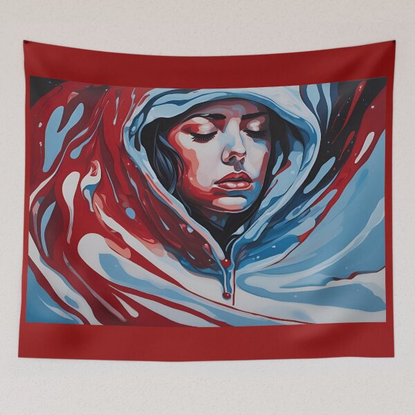 Item preview, Clad in Crimson Currents designed and sold by Aaron Ran.