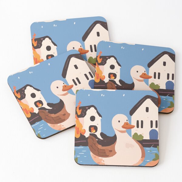 Item preview, Got Em - Funny Angry Duck designed and sold by thecatcouch.