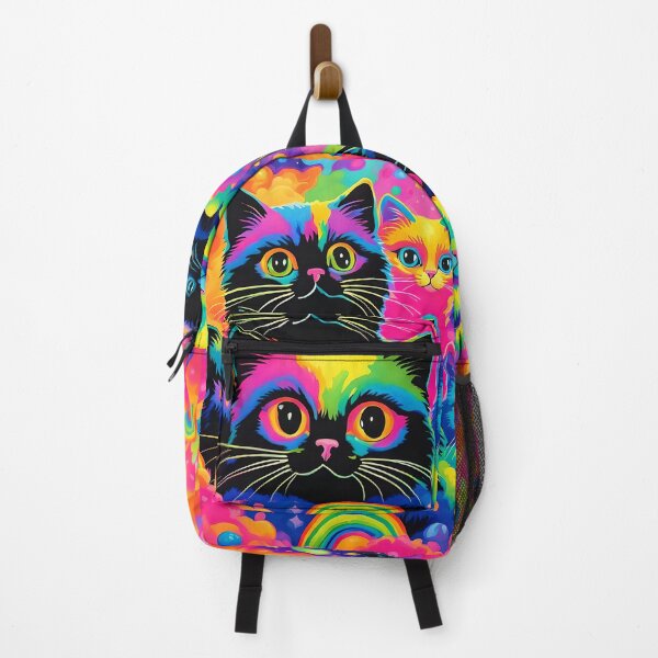 Item preview, Blackight rainbow kittens designed and sold by HelloHysteria.