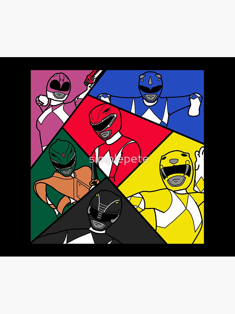 Imagen 5 de 5, Alfombrilla de ratón con la obra Arte pop de Mighty Morphin, diseñada y vendida por simplepete.