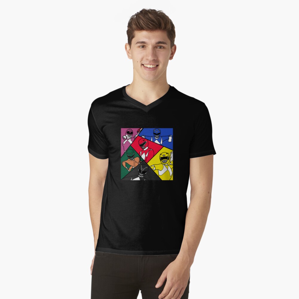 Vista previa del artículo con la obra «Camiseta de cuello en V», diseñado y vendido por simplepete.