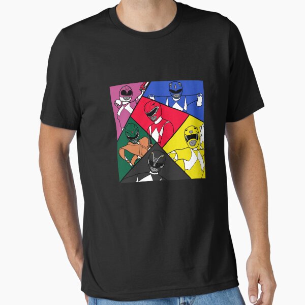 Vista previa del artículo con la obra «Arte pop de Mighty Morphin», diseñado y vendido por Simple Pete Doodles.
