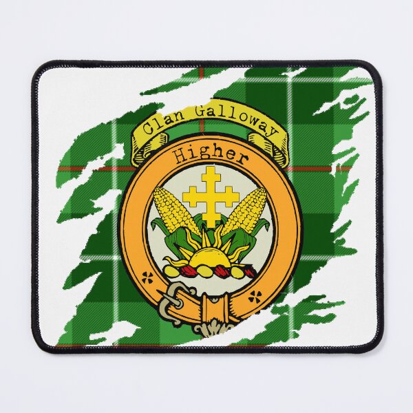 Item preview, Galloway Crest Scottish Surname Tartan designed and sold by BagTown Clans.
