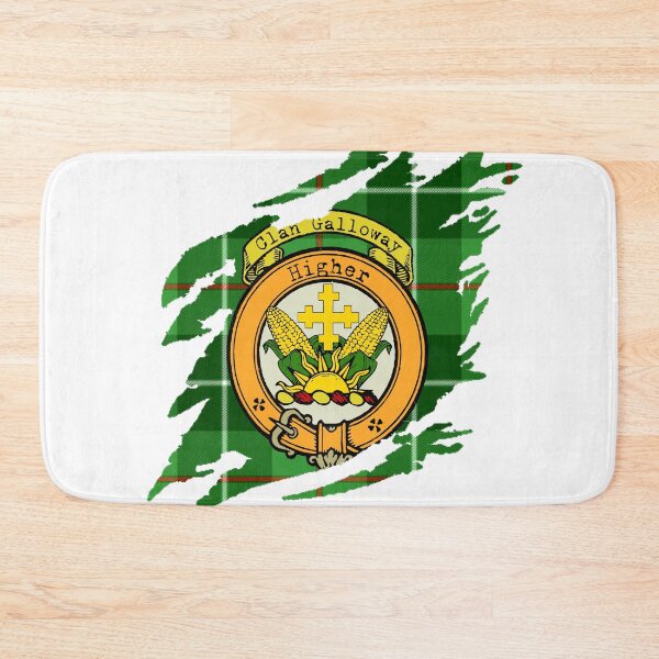 Item preview, Galloway Crest Scottish Surname Tartan designed and sold by BagTown Clans.