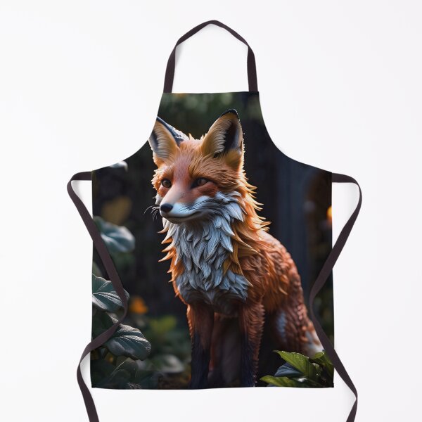 Aperçu de l'œuvre Cute Red Fox In The Garden créée et vendue par TheArtOfPat.