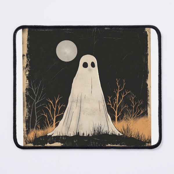 Item preview, Floating Ghost in a forest designed and sold by JustOkayDesigns.