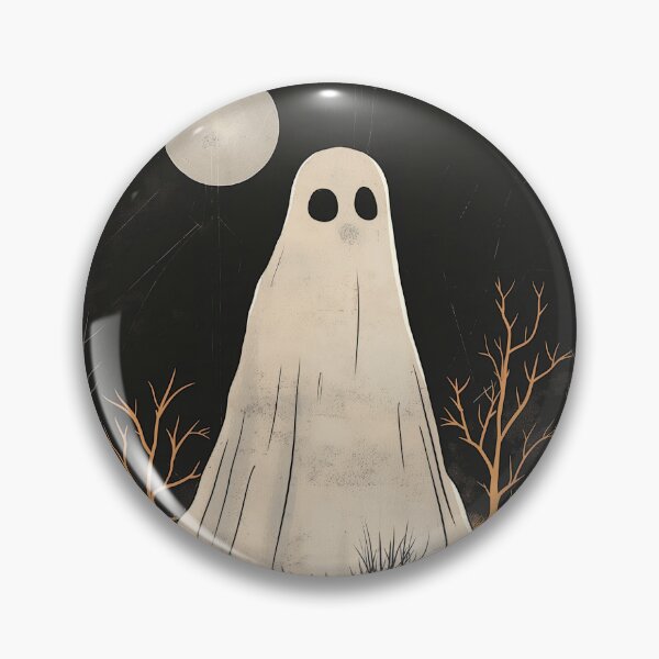 Item preview, Floating Ghost in a forest designed and sold by JustOkayDesigns.