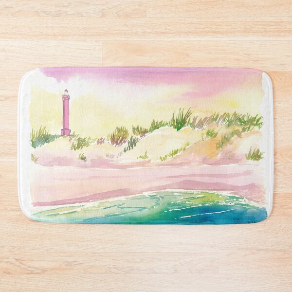 Item preview, Norderney Lighthouse and Beach in Frisian Wadden Sea designed and sold by artshop77.