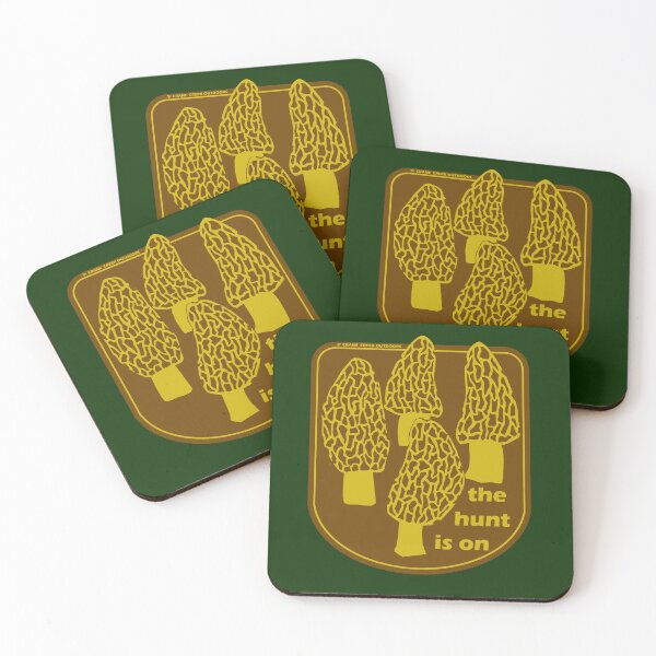 Item preview, Morels: The Hunt is On, Brown and Gold designed and sold by CraneCreek.