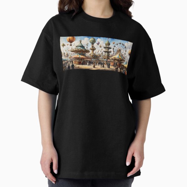Steampunk Festival Circus 1 Oversized T-Shirt
