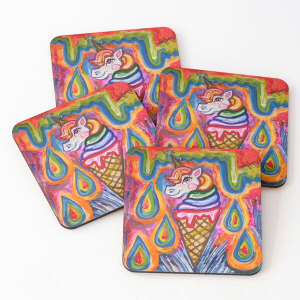 Item preview, Rainbow Drip Unicone Ice Cream Dream designed and sold by Deborah Camp.